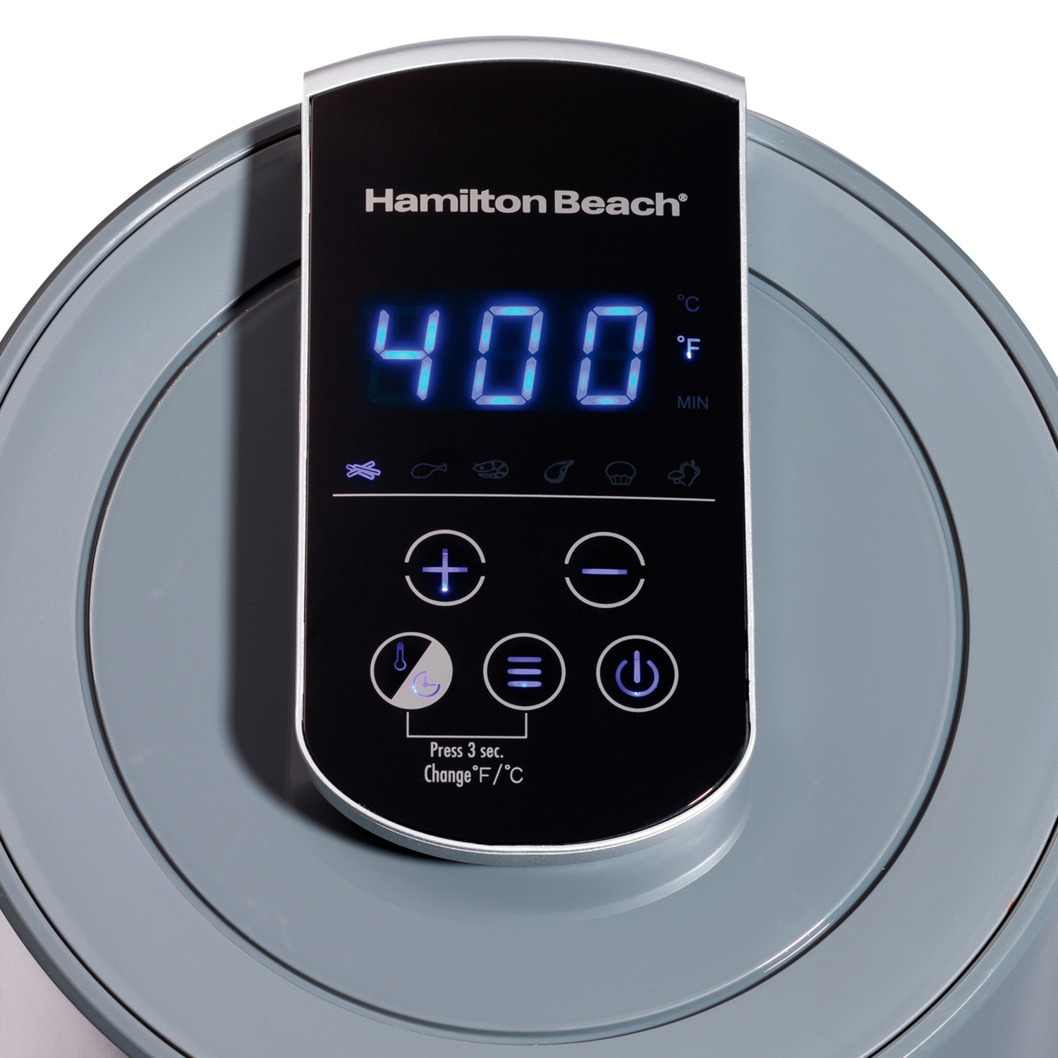 Hamilton Beach Freidora de aire digital 2.5L, gris (35051)