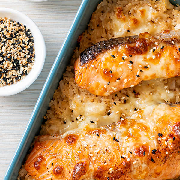 Pescado al Horno con Parmesano